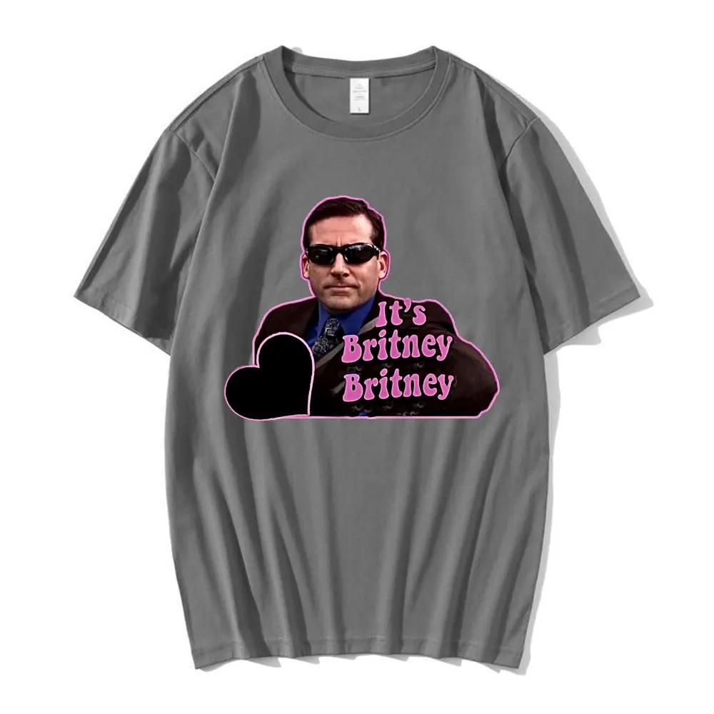 Michael Scott Saygı Gösterisi The Office Erkek Tişörtleri TV Dizisi Dwight SchruteJim Halpert Britney'nin Tişörtü Sokak Giyimi Unisex