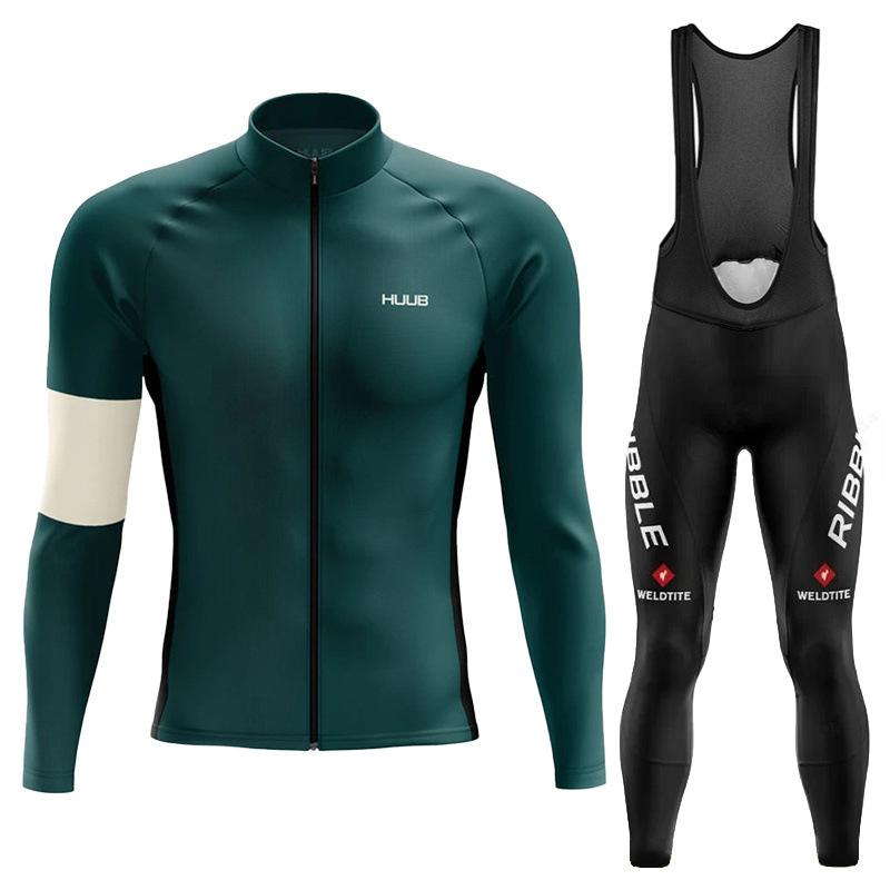 Long Sleeve Skinny Quick Drying Milk Silk Men's Road Bike Suit Mountain Bike Breathable Quick Drying 2026 Autumn Breathable Cycling Suit Suit