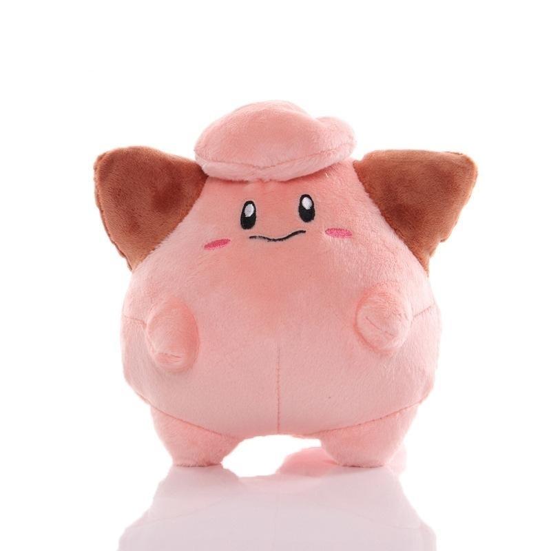 Pokemon Pink Series Plush Pikachu Cleffa Jigglypuff Mew Sylveon Chansey Stuffed Doll Kids Christmas Gifts Toys Hobbies