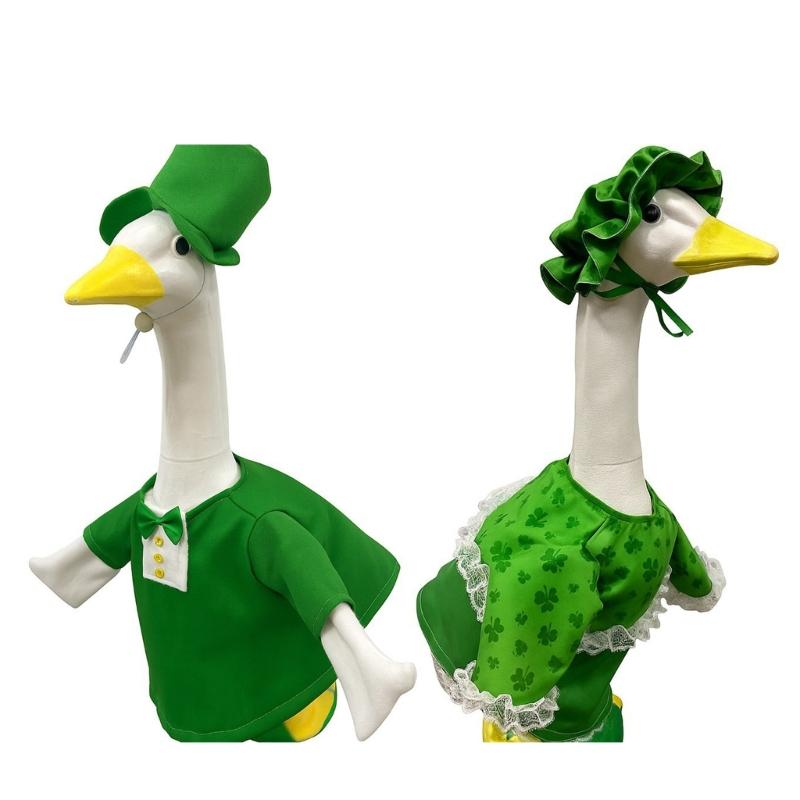 

Durable Polyester Outfit Suit For Porch Geese Light Costume Designed For Patrick s Day Parties And Festival Event 1
