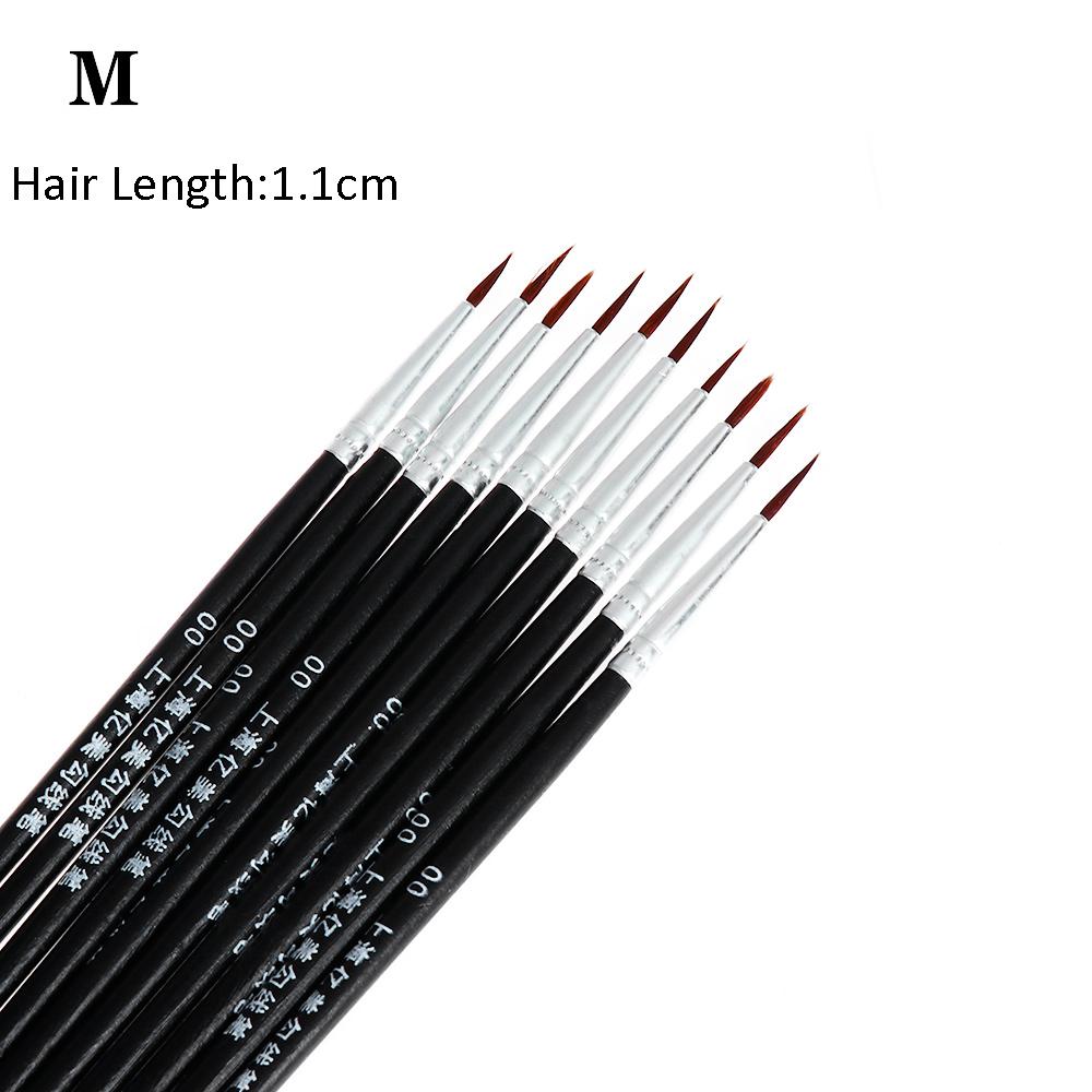

10Pcs/Set Acrylic Painting Pen Fine Hand Painted Thin Hook Line Pen Drawing Art Pen Paint Brush Pen Nylon Brush Art Supply