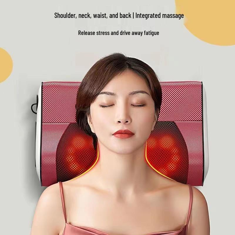 Multifunctional Cervical Massager: Neck, Back, Shoulder & Leg Hot Compress Kneading Pillow