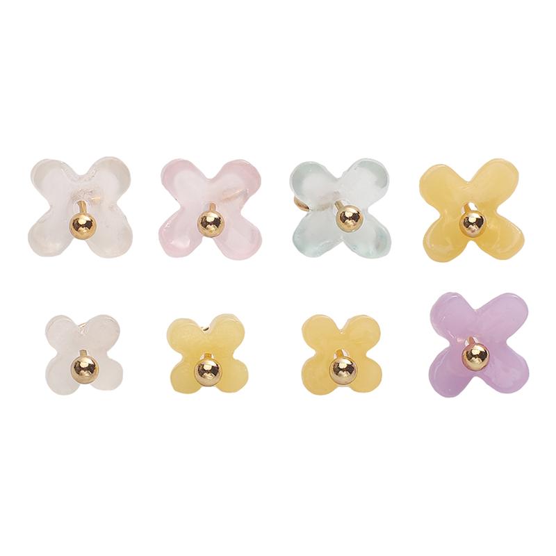 5Pcs Resin Osmanthus Pendant Charms For DIY Handmade Jewelry Making Finding Gifts