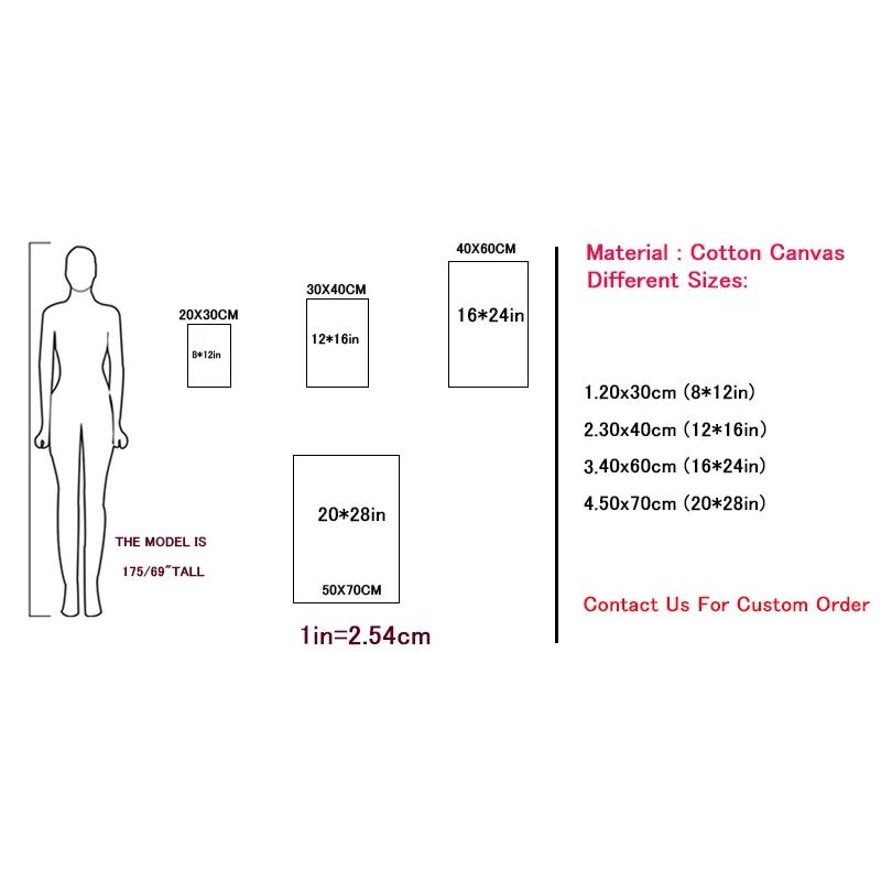 Classic Black & White Canvas Poster Polished Wall Art Print Nice for Bedroom Beauty Room Decor & Makes Home Decoration Stand Out