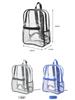 Transparent PVC Backpack for School or Concerts - Large Capacity Bookbag