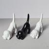 Dog Ring Holder, Dachshund Figurine, Living Room Tabletop Home Decor, Cute Decorative Organizer, Resin Craft.