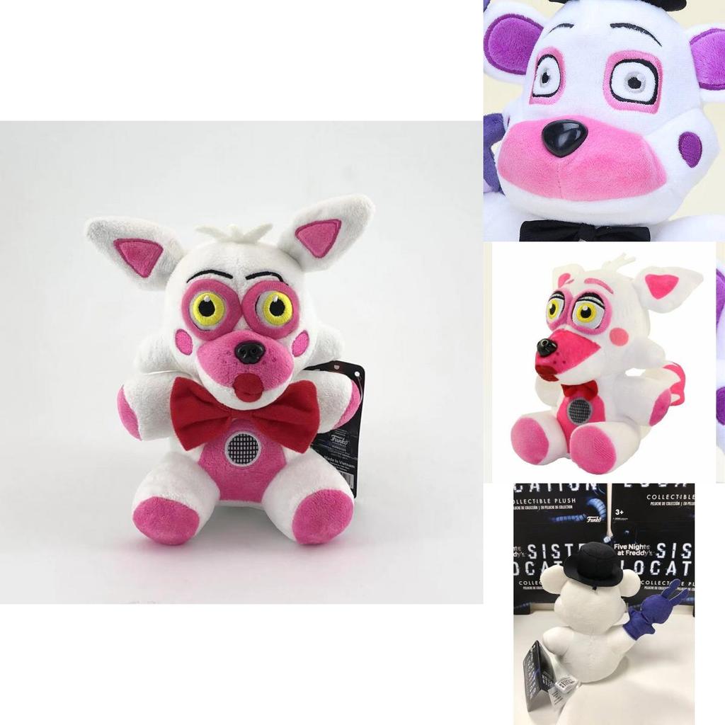 Lustiges und lehrreiches Fnaf Five Nights At Freddy's Sister Location Plüschtier Funtime Freddy mit Bon Bon