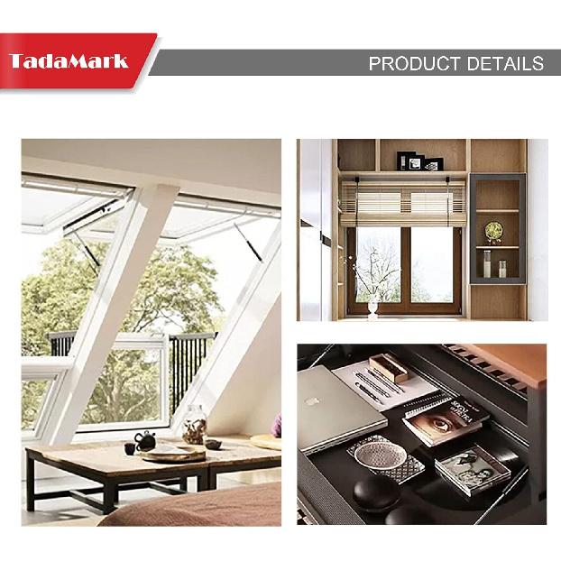 C16-09209 16 Inch 38lb/169N Gas Strut Shock Spring 15.7in Lift Support for Leer A.R.E Camper Shell Truck Cap Leer Topper Window Rear Glass Door Hatch