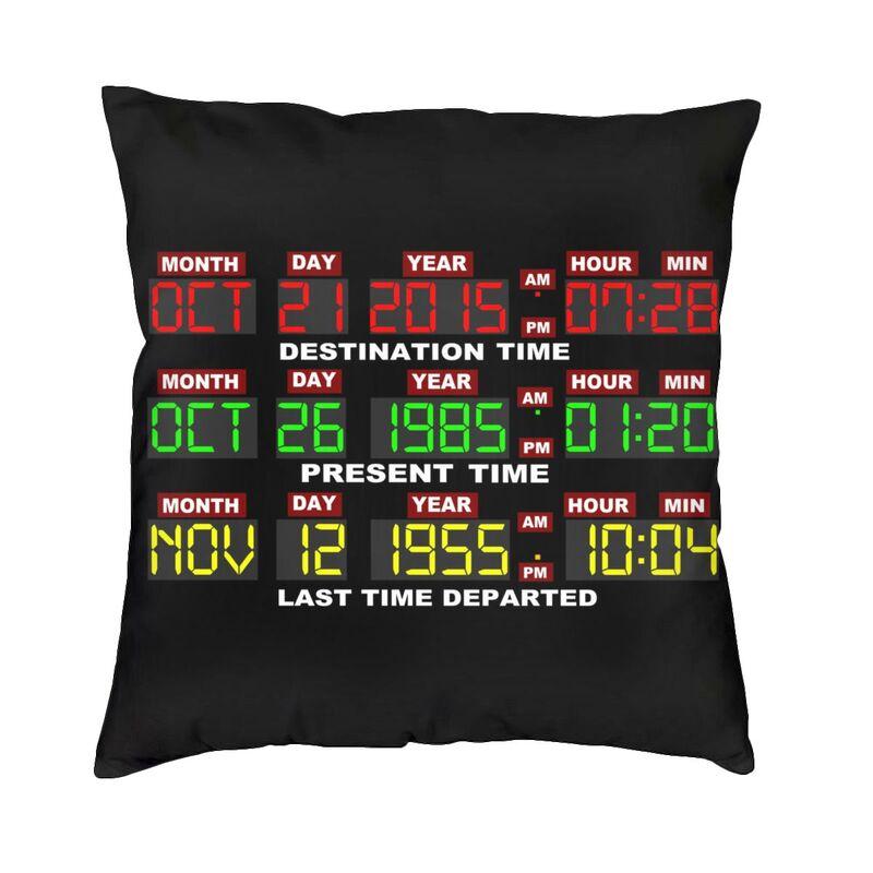 

Back To The Future Cushion Covers Sofa Living Room DeLorean Square Throw Pillow Case 45x45 30x30cm 12x12in