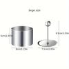 Stainless Steel Easy To Clean 1pc Circular Dish Press Mold, Cake Mold for Restaurant Kitchen