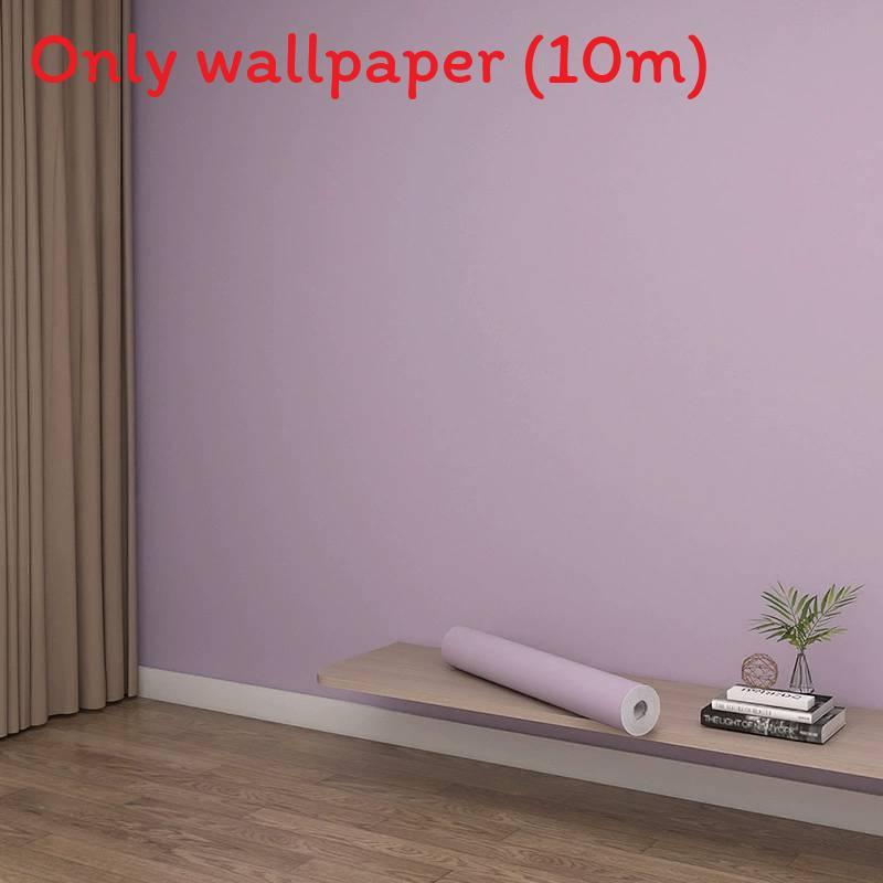 Matte Solid Color Design Dormitory Bedroom Decoration Self Adhesive Wallpaper