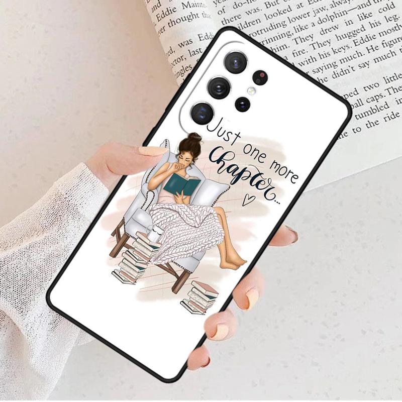 Read More Books Phone Case For Samsung Galaxy S25 S23 S30 S8 S21 S20 FE S24 S22 Note 10 20 S8 Plus Lite Ultra