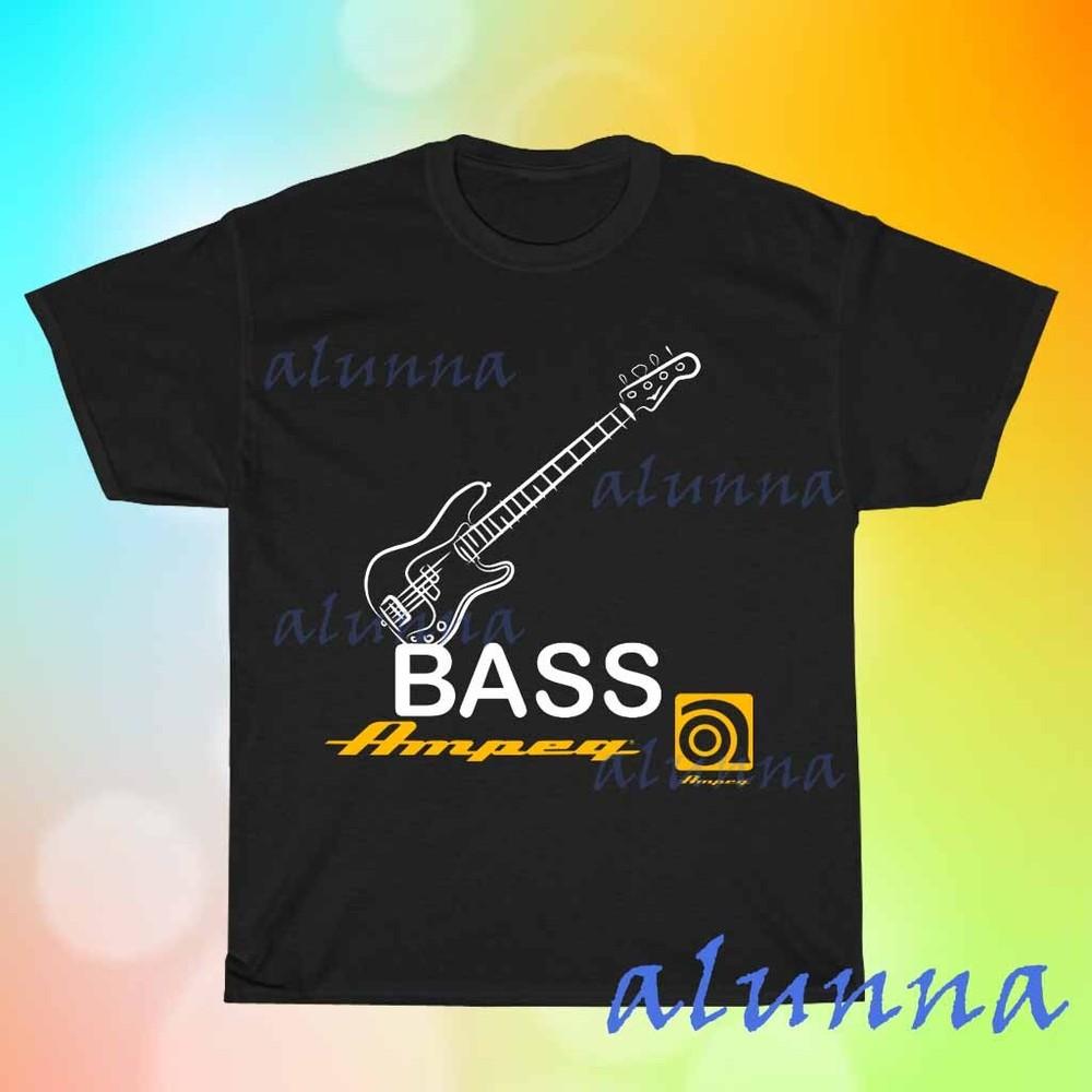 

New AMPEG Amps Bass Amp Guitar Men s Black T-shirt Funny Size S to 5XL XL