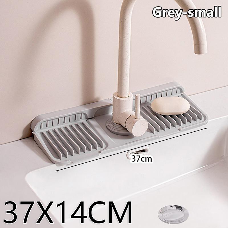 2025 New Silicone Drying Pad Sink Mat Water Absorbent Quick Dry Non Slip Kitchen Dish Rack Countertop Protector
