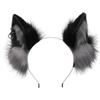 Wolf Ears Kitten Handmade Animal Furry Cat Headband Hair Hoop for Masquerade