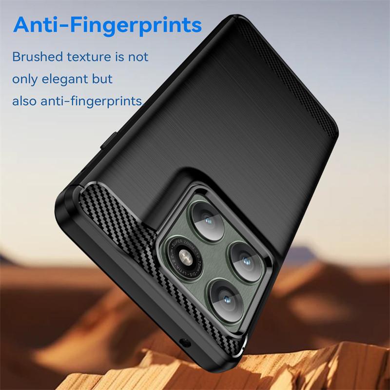 For Motorola Edge 60 Pro Case Motorola Edge 60 Pro Cover Funda Shockproof Brushed TPU Anti-Slip Silicone Protective Phone Cover