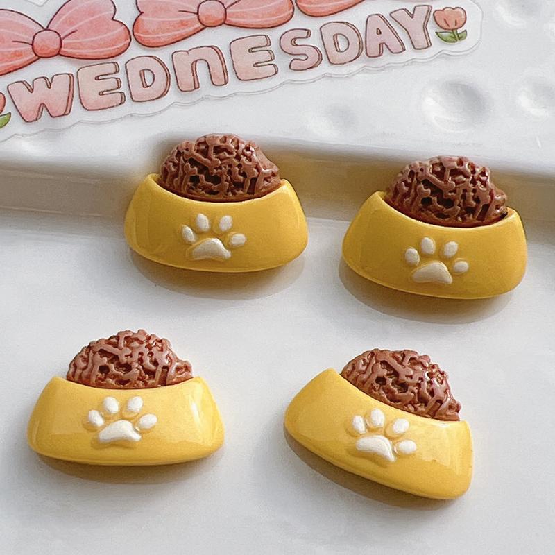 10 Pcs Mini Kawaii Cartoon Dog, House Series Flat Back Resin Statuescrapbooking Diy Jewelry Hairpin Decoration Accessories A80