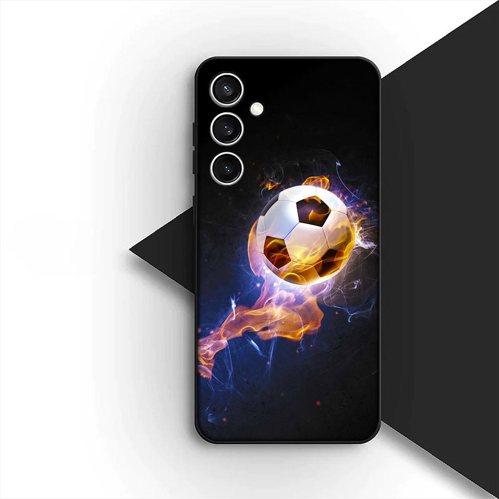 for Apple iPhone 16 14 15 Plus 11 Pro Max 16E ProMax + 16Plus 15+ 14+ Phone Cover Soft Case Soccer No 10 5 7 Football No10