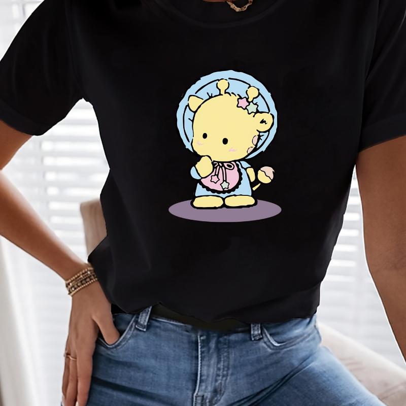 

Plant Printed T-shirt - Casual Fresh Fashionable Versatile Style XXL сірий