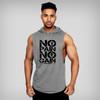Brand Gyms Clothing Mens Bodybuilding Hooded Tank Top Sleeveless Vest Sweatshirt Fitness Workout Sportswear Tops Male