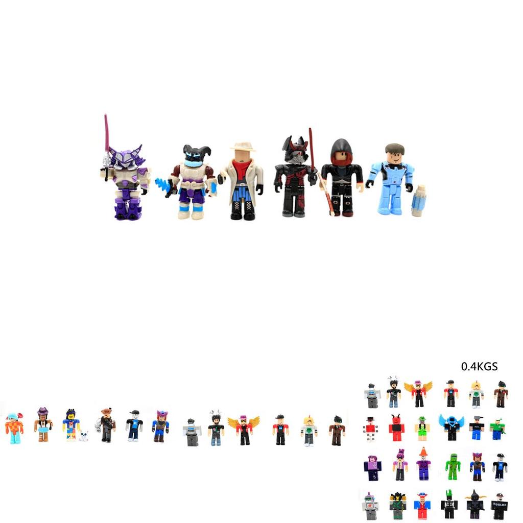 Kolorowy zestaw 24 sztuk figurek akcji z gier Roblox, idealny dla kolekcjonerów i dzieci