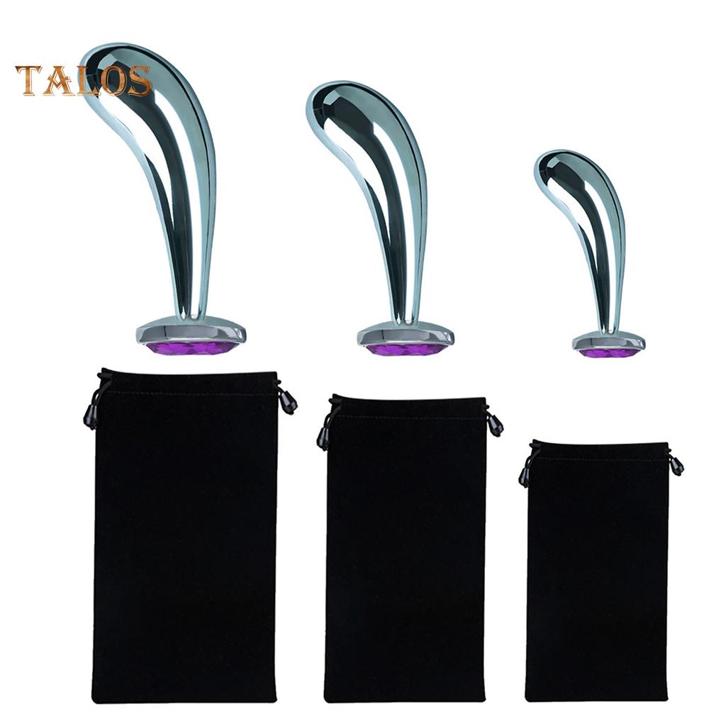 TA Metal Anal Plug Butt Dilator G Sport Massager Couple Masturbation Sex Toy