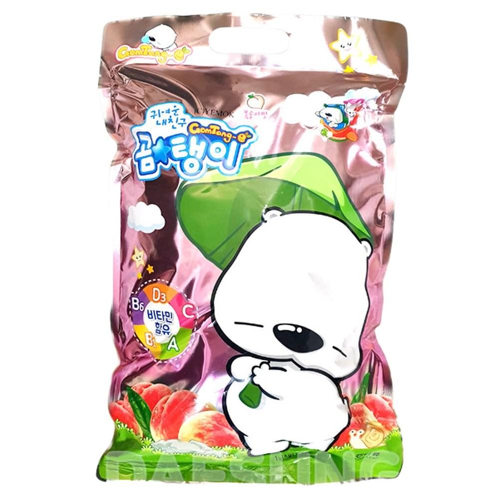 Gomtaengi Vitamin Peach Flavor Kids Character Vitamin 1 Pcs 1000 Tablets