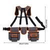Ergonomic Magnetic Tool Belt With Reinforced Straps For Electricians Carpenters Gardeners And Maintenance Professionals