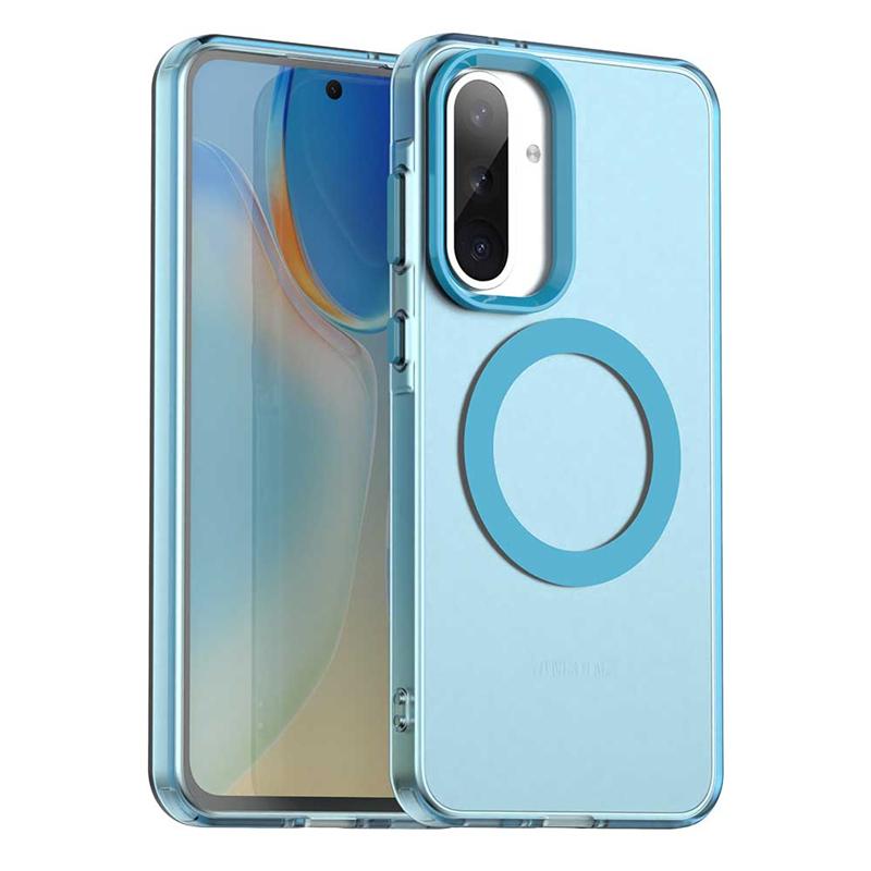 Transparent Case For Samsung Galaxy Quantum 6 Case Magnetic Adsorption Wireless Charge Cover For Samsung Galaxy Quantum 6 Case