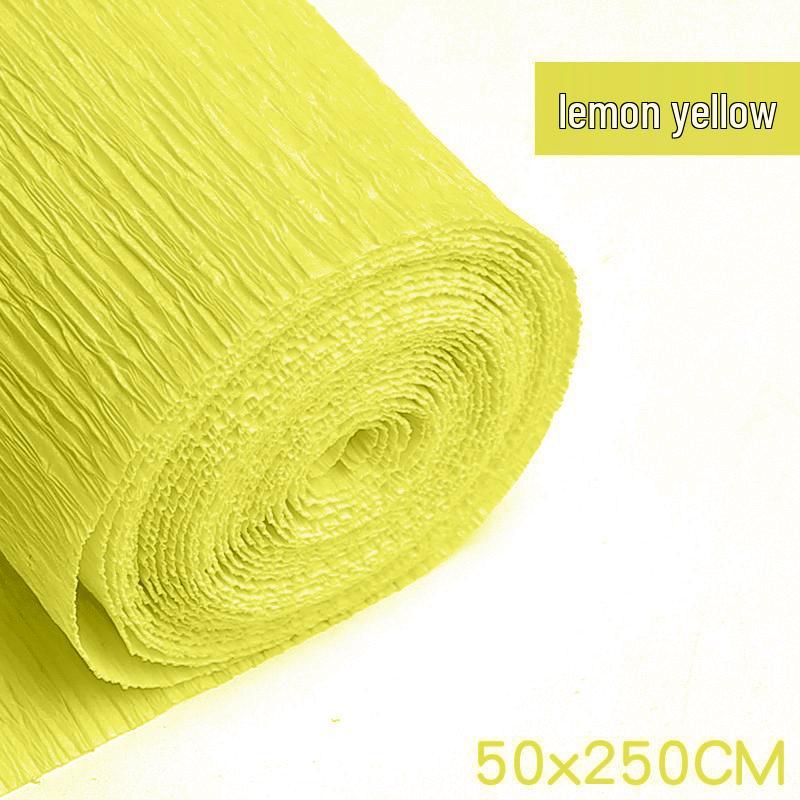 Thick Green Crepe Paper for DIY Handmade Floral Art and Rose Crafting