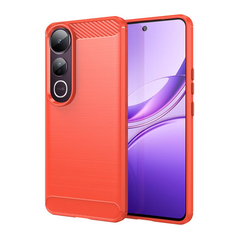 For Vivo V50 Lite Case Shockproof Anti-knock Soft Silicone Carbon Fiber Back Cover For Vivo V50 Lite Case For Vivo V50 Lite Case