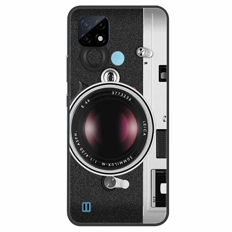 Pro Realme C21 Pouzdro Nárazuvzdorné Měkký silikon TPU Zadní kryt Pro Realme C31 C21Y C25S C25 Pouzdra na telefony Realme C21 C31 Roztomilý kreslený