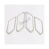 For VW Volkswagen Touran L 2016 2017 2018   Cover Stick Trim Stainless Steel Door Inner Handle Bowl Frame Armrest Lamp