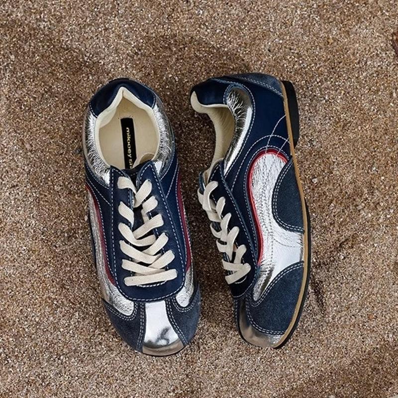 Fashion Tennis Lace-Up Hike Shoes Sneakers Cross-tied Comfort Casual Flats Shoes Woman High Quality Sport Shoes Female Sneakers