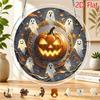 2D Flat Acrylic Puzzle Sun Catcher, Gradient Soft Light Ghost Theme Sun Catcher Puzzle, Home Garden Decoration, Suitable for Christmas, Thanksgiving,