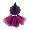 Colorful Skirt Hat Set Chiffon Skirts Hat Set for Adults Kids Gauze Tulle Ballet Skirt with Pleated Fluffy Ruffles for Wo Practical Use