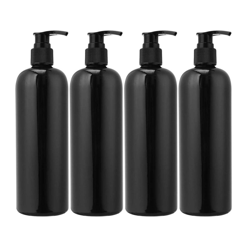 Pump Bottle Leakproof Reusable 21.5x6.5x6.5cm 4Pcs