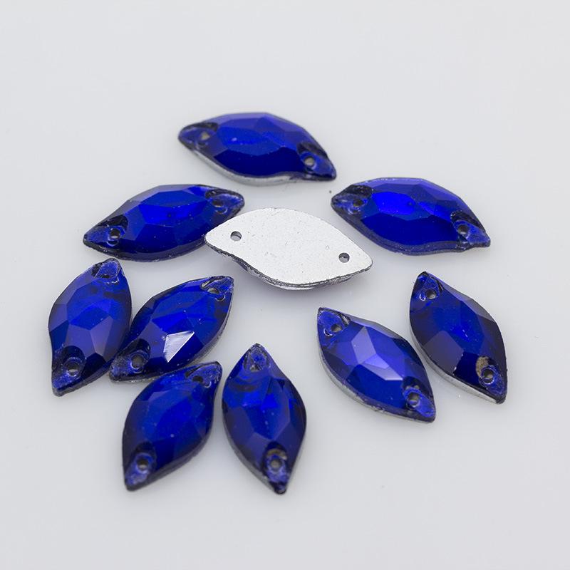 28-Piece Set: 10x20 Flat Bottom Hand-Sewn Crystal Mermaid Dress Drills for DIY Wedding & Evening Dress Decoration