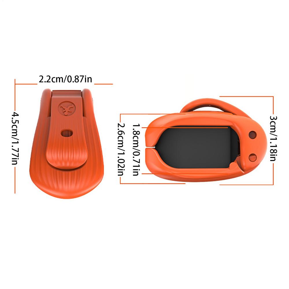 

2pcs Anti-Slip Fishing Rod Holder Quick-Attach Fishing Rod Clips Holder Fishing Equipment Fish Rod Holder Grip помаранчевий