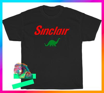 New Sinclair Dino Gasoline Logo American Funny T Shirt SIZE S-5XL Unisex T-Shirt