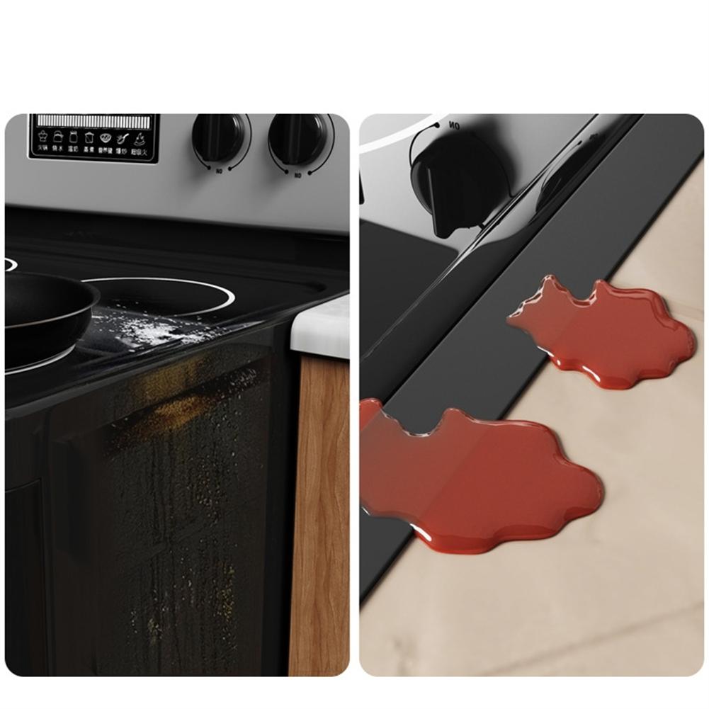 1.77 Inch Depth Silicone Stove Gap Covers Stove Counter Seal