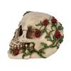 Nemesis Now - Figurine Rose from Beyond Skull 15cm, Ivoire