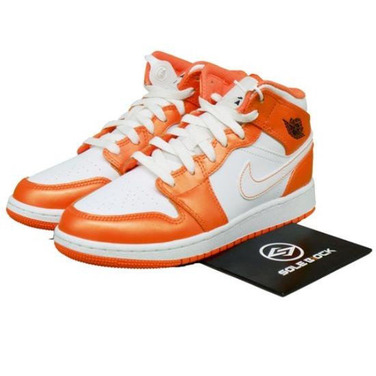 Кроссовки Air Jordan 1 Mid SE GS Electro Orange Retro DM4228-800 EU 36
