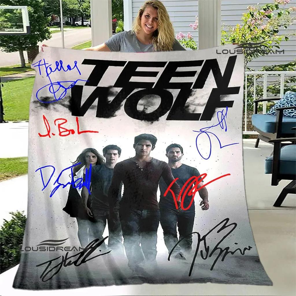 Film Teen Wolf Druckdecke warme Decke Flanschdecke weiche und bequeme Decke Haus Reise Decke Geburtstagsgeschenk