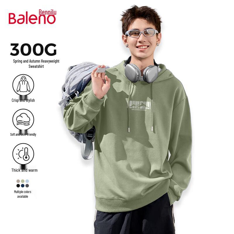 

Baleno Men s 2025 Loose-Fit Hooded Sweatshirt 2XL