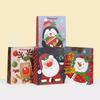 6/10pcs StoBag Christmas Paper Tote Bags Recyclable Gift Bags for Holiday Packaging Party Favors Candy Cookies Classroom