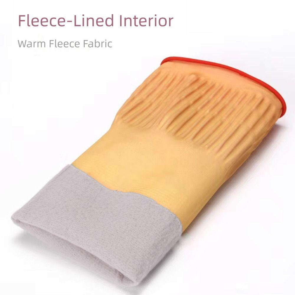 Extra Long Cuffs Rubber Cleaning Gloves 30/38/45cm Oil Resistant Mitts  Work