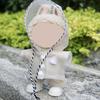 17cm Doll Raincoat Hooded Cape Small Animal Rainwear Waterproof Doll Clothes Gift for Birthday Display Collector