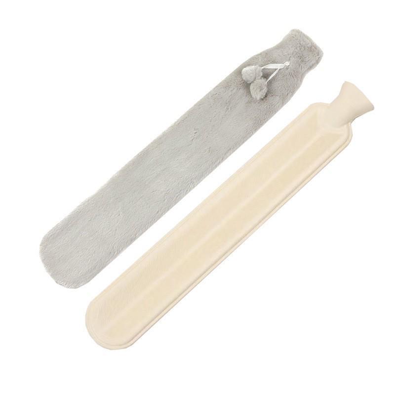 

Длинная грелка с плюшевым чехлом - Взрывобезопасная, большой емкости, для согревания рук и кровати.