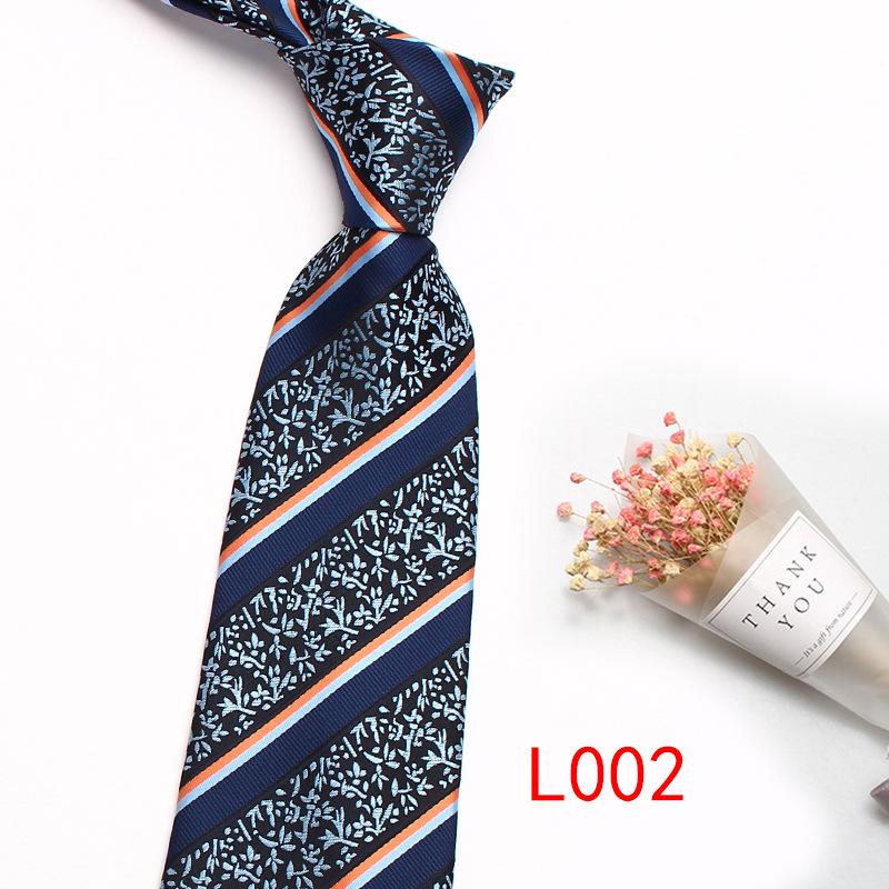 Business Dress Striped Tie, Polyester Cotton Jacquard 8Cm Striped Plaid Tie Source
